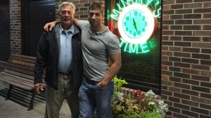 Ryan Ferguson provided this photo of him and his father celebrating the one-year anniversary of Ryan's release on Nov. 12, 2014. 