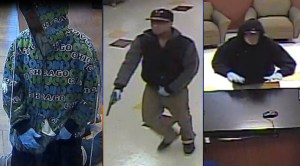 Authorities released surveillance photos of bank robbers who struck twice in the South Bay in December. (Credit: FBI)