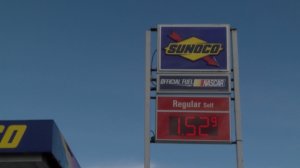 A Sunoco in Indiana was selling gas for $1.52 on Jan. 5, 2015. (Credit: WLFI)