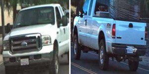 The Ventura County Sheriff's Office released these images of a truck belived to belong to Juan Soria Hernandez. 
