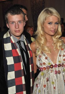 Socialite Conrad Hilton and Paris Hilton attend the 35th Annual People's Choice Awards after party held at the Shrine Auditorium on Jan. 7, 2009 in Los Angeles, California. (Credit: Frazer Harrison/Getty Images for PCA)