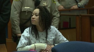 Olivia Culbreath appeared at an arraignment hearing in a downtown Los Angeles courtroom on Feb. 25, 2015. (Credit: KTLA)