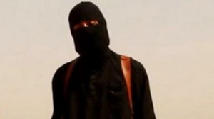 The man seen in a video showing the beheading of U.S. hostage James Foley was identified in a report on Feb. 26, 2015. 