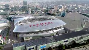 A rendering of the proposed Farmers Field, which was envisioned for downtown Los Angeles. AEG's development agreement with the city of Los Angeles expires April 17. (Credit: AEG)