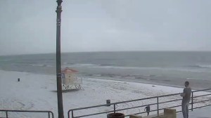 A stunning time lapse video released by the National Weather Service captured a hailstorm that hit Huntington Beach on March 2, 2015. 