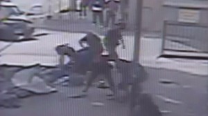 Newly released surveillance video showed what happened before the fatal shooting. 