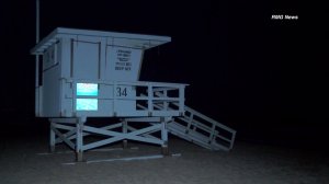 A lifeguard tower is seen at Manhattan Beach. (Credit: RMG News)