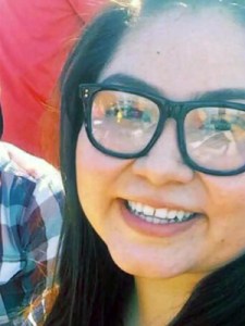 A Facebook photo shows 23-year-old Francisca Vargas, was in critical condition after being struck head on in an alleged streets racing crash in San Bernardino on April 29, 2015.