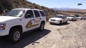 A man led police on a horse pursuit in an unincorporated area of Apple Valley on Thursday. (Credit: jgkix)