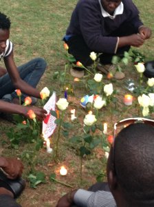 Kenyans gather April 7, 2015, in Nairobi to remember victims of a terrorist attack that stunned a nation. (Credit: CNN)