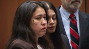 Lyvette Crespo is seen in court on Friday, May 29, 2015. (Credit: KTLA)