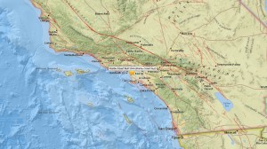 A magnitude-3.9 earthquake struck the Windsor Hills area of South Los Angeles, the U.S. Geological Survey said. (Credit: USGS)