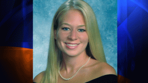 Natalee Holloway is seen in a high school photo. 