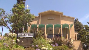 Los Angeles First A.M.E. Church planned to host a prayer vigil on June 18, 2015. (Credit: KTLA)