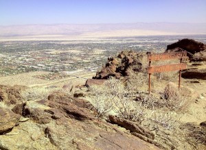 Josie Johnson Vista Park is at the top of the South Lykken Trail above Palm Springs. (Credit: bdearth/Flickr via Creative Commons)