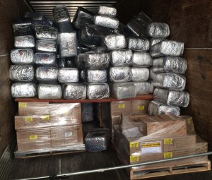 Marijuana seized by border patrol agents is seen in this image provided by the U.S. Department of Homeland Security. 