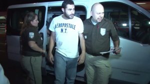 Henry Solis was arrested May 26, 2015, in Ciudad Juarez, Chihuahua, Mexico. He is shown just before being transfered to FBI custody. (Image via CNN)