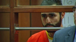 Henry Solis makes his first court appearance on a murder charge in downtown Los Angeles on June 5, 2015. (Credit: pool)