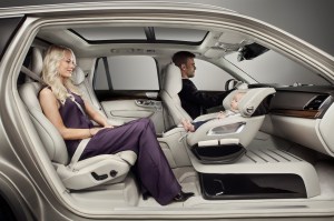 The "Excellence Child Safety Seat Concept" was announced by Volvo on July 2, 2015. (Credit: Volvo Car Group)