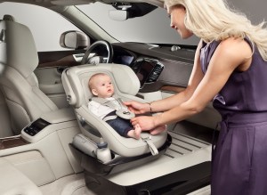 The "Excellence Child Safety Seat Concept" was announced by Volvo on July 2, 2015. (Credit: Volvo Car Group)