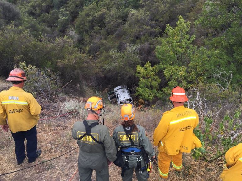 Malibu Search and Rescue Team posted this image on Facebook of the rescue on July 1, 2015.