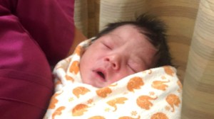  baby found left alone in South L.A. on Aug. 4, 2015, is shown in a photo released by LAPD.