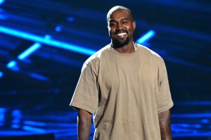 Vanguard Award winner Kanye West speaks onstage during the 2015 MTV Video Music Awards at the Microsoft Theater on Aug. 30, 2015 in Los Angeles. (Credit: Kevork Djansezian/Getty Images)