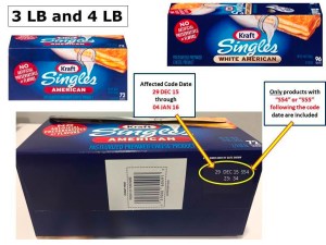 The Kraft Heinz Company voluntarily recalled select varieties of Kraft Singles products due to potential choking hazard. (Credit: Kraft Heinz Company)