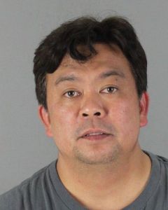 Percival Aguilar Agoncillo Jr. is shown in a booking photo provided by the San Mateo County Sheriff's Office.