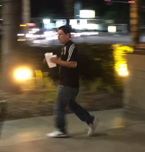 Melcher Carrilloalvarado, pictured in a photo released by the Brea Police Department, was arrested after allegedly placing a hidden camera in a Starbucks bathroom. A woman found the camera on Aug. 17, 2015. 