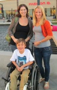 Avery Faeth appears with his mother Lee Ann Faeth and Jenna, a family friend, in this undated photo.