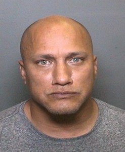 Christopher Brown is seen in a booking photo distributed by the Orange County Sheriff's Department.