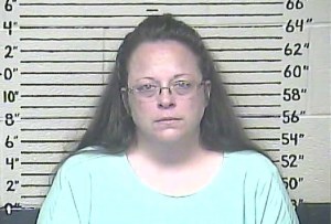 Rowan County, Kentucky, clerk Kim Davis was remanded into custody by U.S. District Judge David Bunning on Thursday, Sept. 3, 2015. (Credit: Carter County Detention Center)