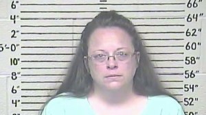 Carter County Detention Center provided this photo of Rowan County, Kentucky, clerk Kim Davis. She was remanded into custody by U.S. District Judge David Bunning Thursday, Sept. 3, 2015. Davis refused to issue marriage licenses for same-sex couples, stating doing so was against her religious beliefs. 