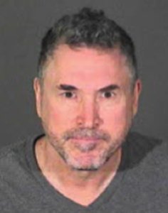 The Los Angeles Police Department has released this booking photo of Michael Bernback.