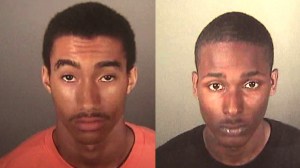 Ryan Roth, left, and Markell Thomas were charged in the shooting death of Rene Balbuena on Oct. 19, 2013. They are shown in photos released by LAPD.