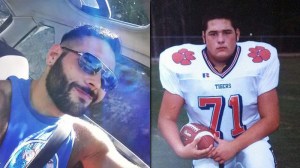 When the shooting broke out, Chris Mintz, 30, a military veteran and a former high school football player in Randleman, North Carolina, reportedly tried to save the lives of others. (Family photos)