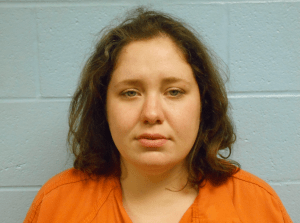 The Stillwater Police Department provided this booking photo of Adacia Avery Chambers after they say the 25-year-old drove a car into a crowd in Oklahoma, killing four people and injuring several others.