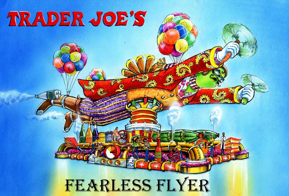 Trader Joe’s Rose Parade Float KTLA