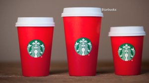 This year's holiday season red cups at Starbucks have stirred up come critics. (Credit: Starbucks)