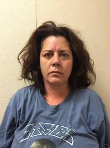 Dawn Raines-Hewes is seen in a booking photo. (Credit: Fairfield Police Department)