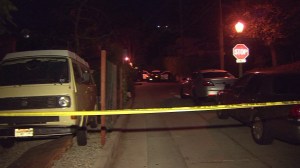 A man was fatally shot in the Hollywood Hills on Dec. 27, 2015. (Credit: KTLA)