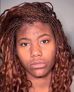 Lakeisha Holloway is shown in a booking photo released by Las Vegas police on Dec. 21, 2015.