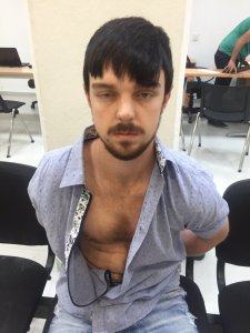 The so-called "affluenza" teen, Ethan Couch, is seen after being arrested in Mexico in December 2015. (Credit: Jalisco State Prosecutors Office)