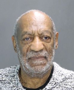 Bill Cosby has been charged with sexual assault in relation to a 2004 accusation in Montgomery County, Pennsylvania. He is seen here in a booking photo. (Credit: Montgomery County district attorney)