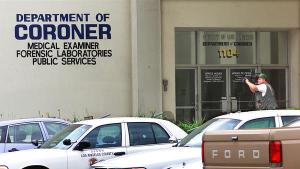 A file photo shows the exterior of the Los Angeles County Department of Medical Examiner-Corone in Boyle Heights. (Credit: Ken Hively / Los Angeles Times)