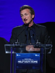 Sean Penn speaks at the 5th Annual Sean Penn & Friends HELP HAITI HOME Gala Benefiting the J/P Haitian Relief Organization, at Montage Hotel in Beverly Hills on Jan 9, 2016. (Credit: Jonathan Leibson/Getty Images for J/P HRO)