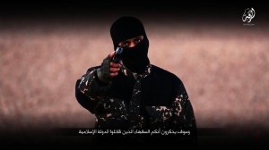 A new Jihadi John? ISIS terror thug with English accent threatens UK before sickening execution of men accused of being spies to U.K. (Credit: ISIS)