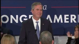 Former Florida Gov. Jeb Bush addressed supporters in South Carolina on Feb. 20, 2016. (Credit: CNN)