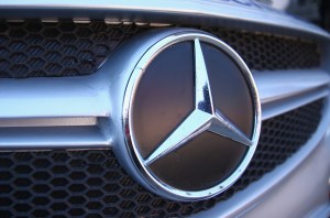 A general view of the Mercedes-Benz logo. (Credit: Robert Cianflone/Getty Images)